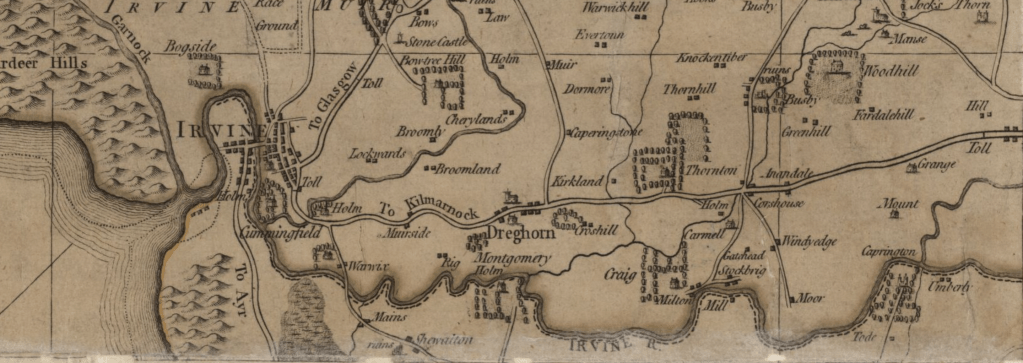 A Holmes / Galt property transfer: Irvine, Ayrshire August&nbsp;1668